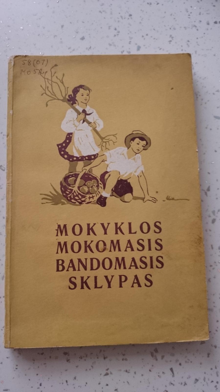 Mokyklos mokomasis sklypas