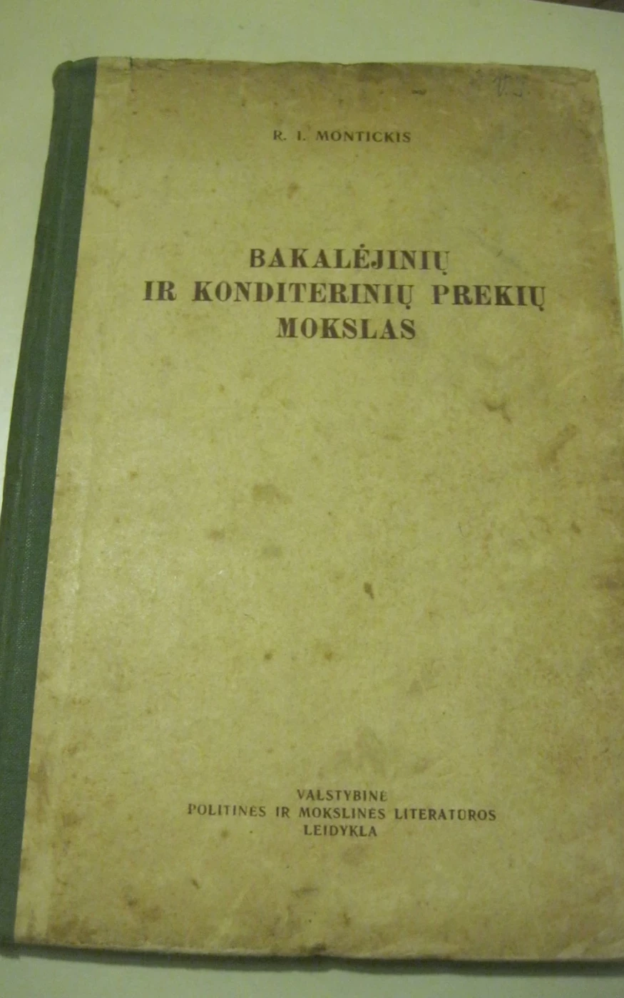 Bakalėjinių ir konditerinių prekių mokslas