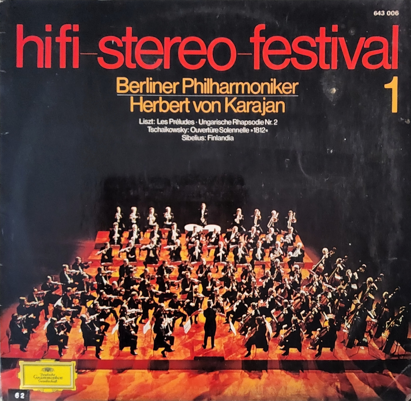 Berliner Philharmoniker, Herbert von Karajan – Liszt*, Tschaikowsky*, Sibelius* - Hifi-Stereo-Festival 1