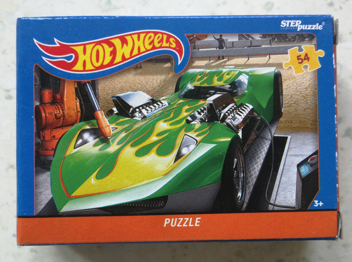 Dėlionė Puzzle 54 "Hot wheels" /8/ 54 Puzzle Mattel Hot wheels