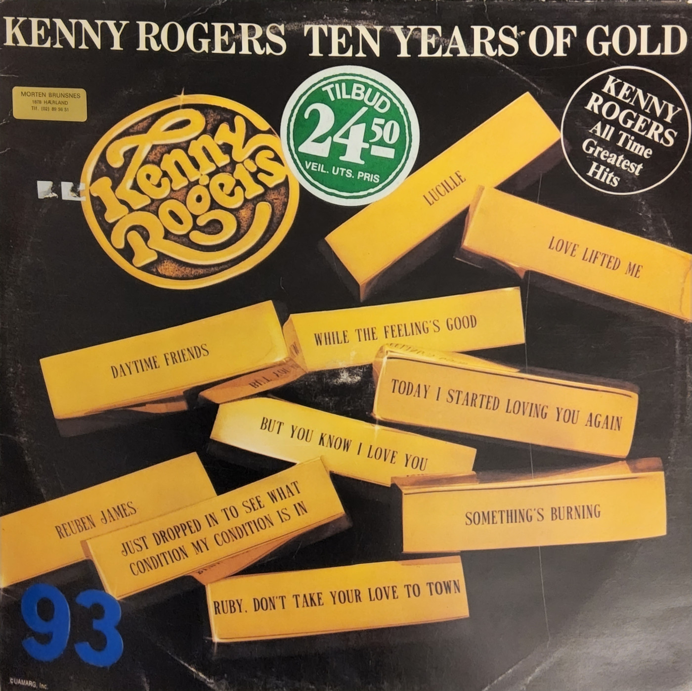 Kenny Rogers - Ten Years Of Gold