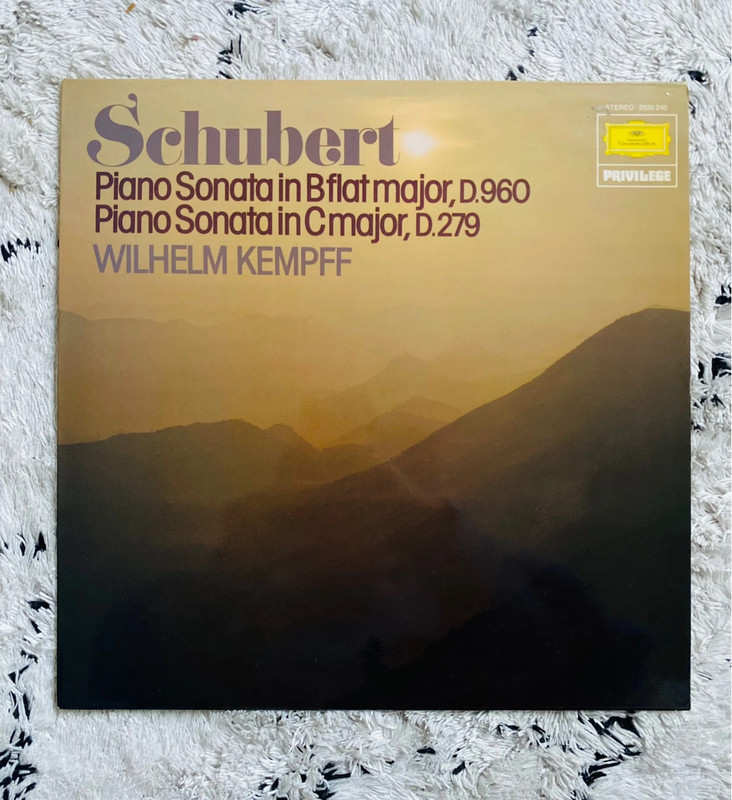 Stephen Bishop-Kovacevich - Schubert* - Piano Sonata In B Flat Major, D960