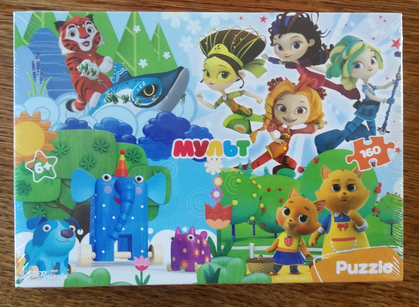 Dėlionė Puzzle 160 "Fantasy Patrol" ir kiti filmukai" / 160 Puzzle Fantasy Patrol and others