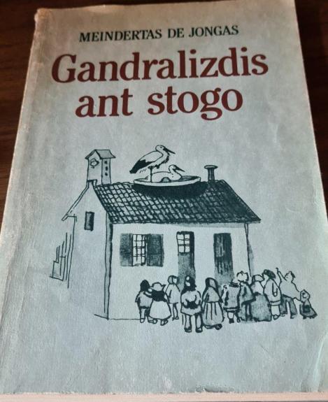 Gandralizdis ant stogo