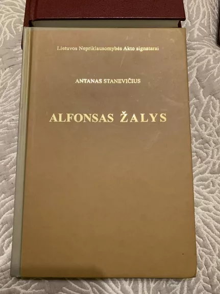 Lietuvos Nepriklausomybės Akto signatarai Alfonsas Žalys