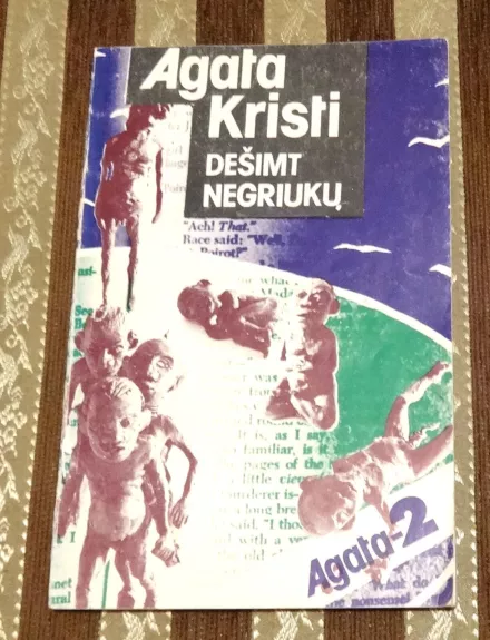 Dešimt negriukų - Agatha Christie, knyga