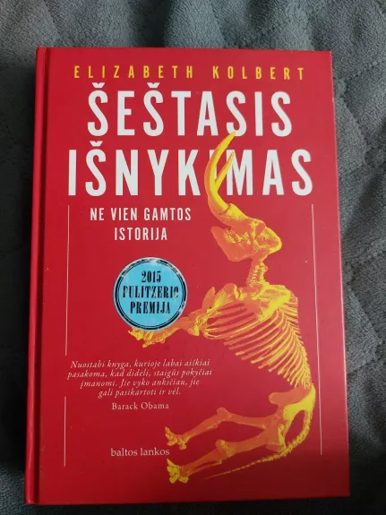 Šeštasis išnykimas - Elizabeth Kolbert, knyga