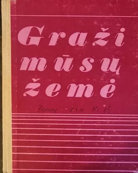 Graži mūsų žemė. Dainos chorams