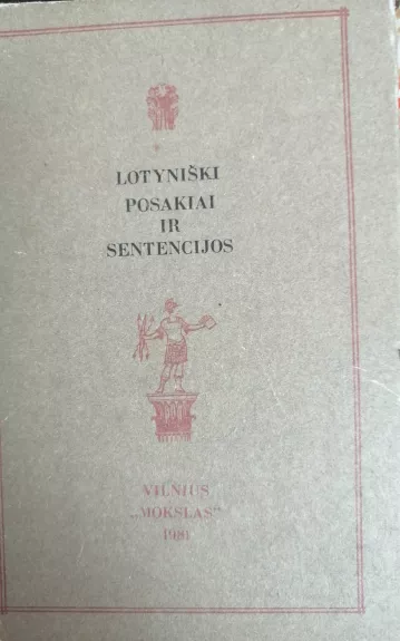 Lotyniški posakiai ir sentencijos - Juozas Vosylius, knyga