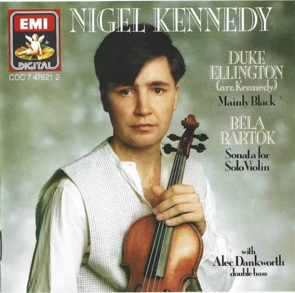 Mainly Black / Sonata For Solo Violin - Nigel Kennedy With Alec Dankworth, Duke Ellington / Béla Bartók, plokštelė