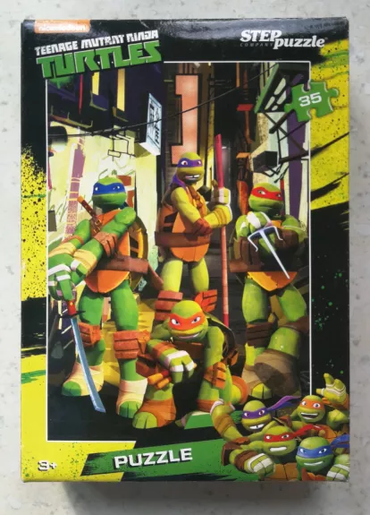 Dėlionė Puzzle 35 "Vėžliukai nindzės" / 35 Puzzle Teenage Mutant Ninja Turtles