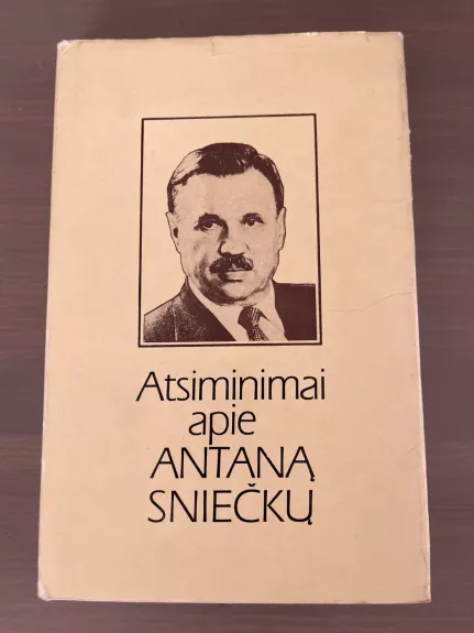 Atsiminimai apie Antaną Sniečkų - V. Kancevičius, knyga