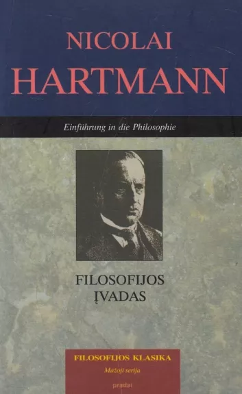 Filosofijos įvadas - Nicolai Hartmann, knyga