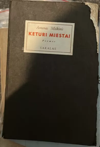 Keturi miestai - Antanas Miškinis, knyga