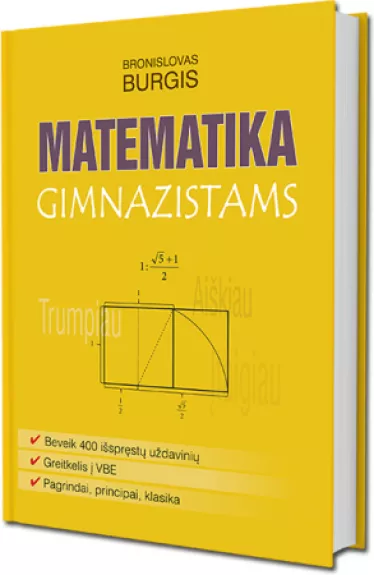 Matematika gimnazistams - Bronislovas Burgis, knyga