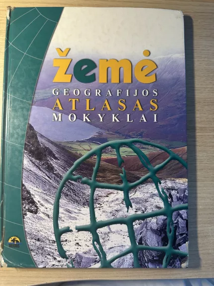 Žemė geografijos atlasas mokyklai