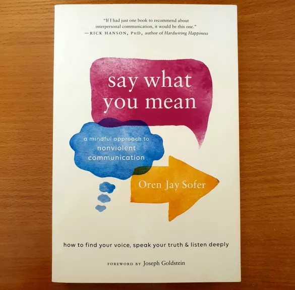 Say What You Mean: A Mindful Approach to Nonviolent Communication - Oren Jay Sofer, knyga 1