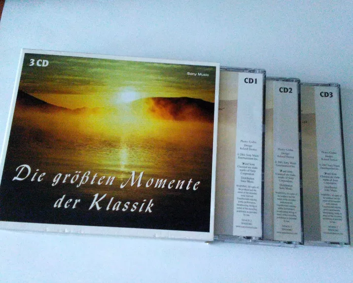 Die groesten Momente der Klassik - Sony Musik, plokštelė 1