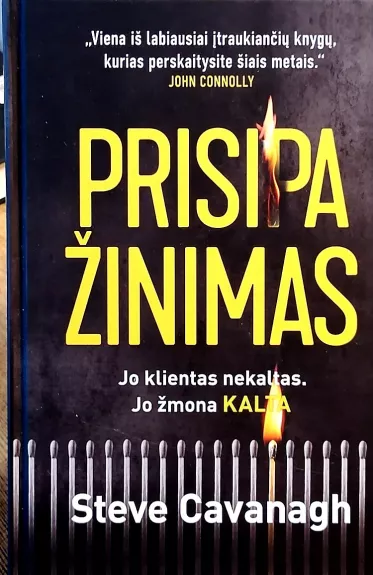 Prisipažinimas - Steve Cavanagh, knyga