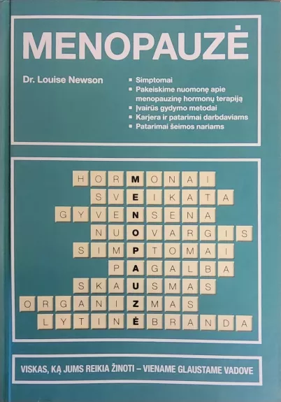 Menopauzė - Dr. Louise Newton, knyga