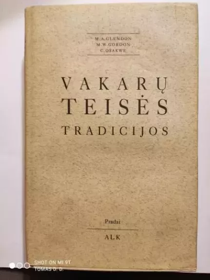 Vakarų teisės tradicijos