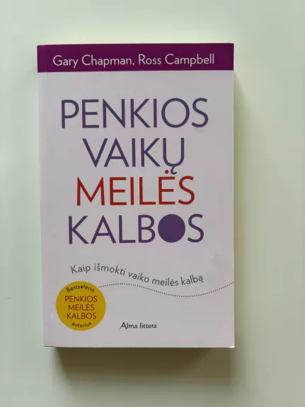 Penkios vaikų meilės kalbos - Gary Chapman, knyga