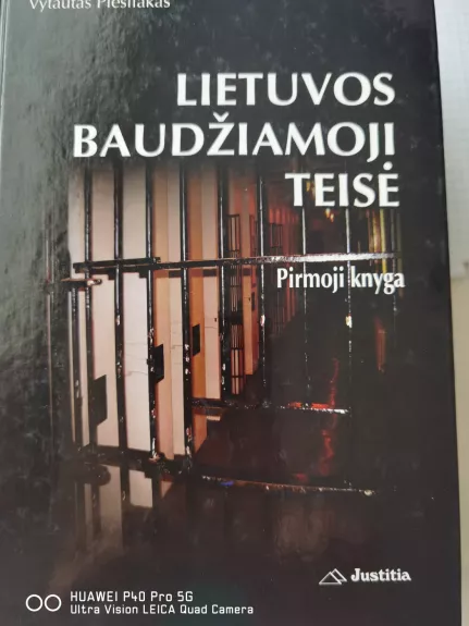 Lietuvos baudžiamoji teisė. Pirmoji knyga - Vytautas Piesliakas, knyga