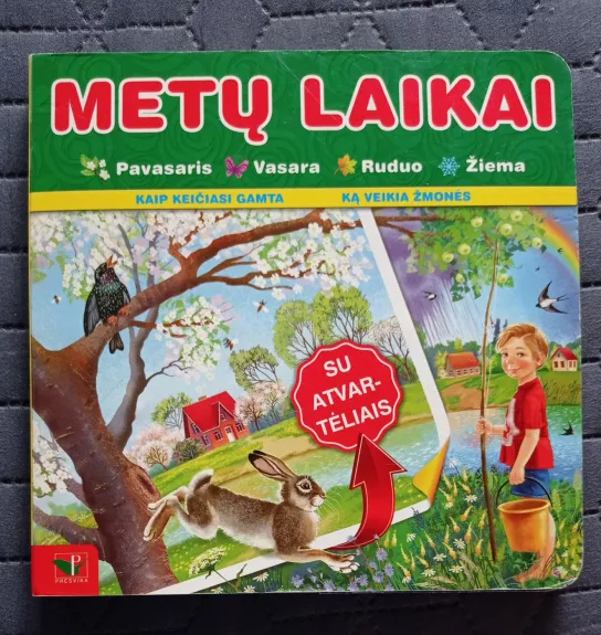 Metų laikai. Knyga su atvartėliais.