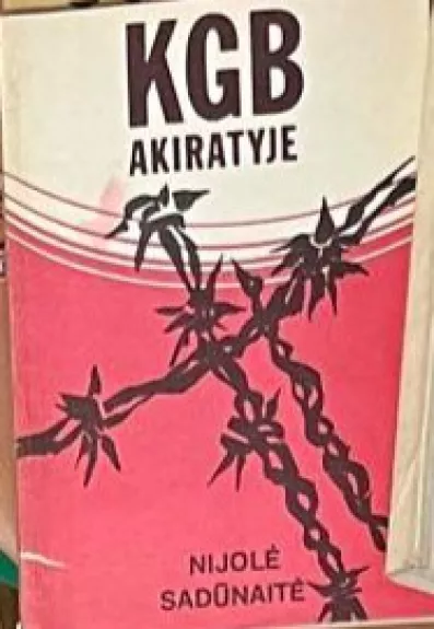 KGB akiratyje - Nijolė Sadūnaitė, knyga