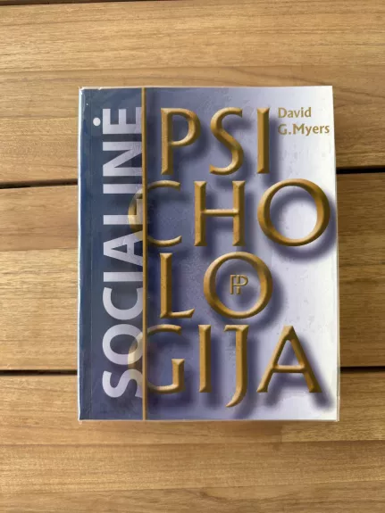 Socialinė psichologija - Myers David, knyga 1