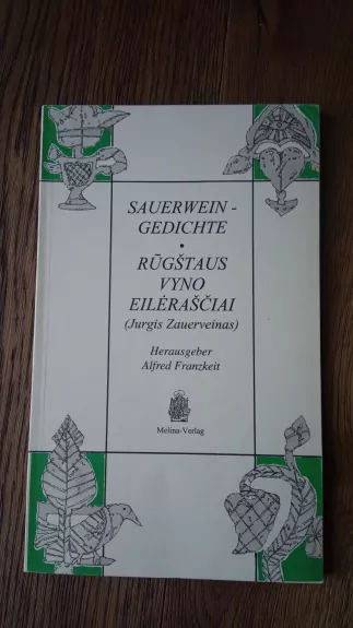 Rūgštaus vyno eilėraščiai - Jurgis Zauerveinas, knyga