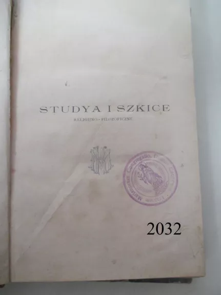 Studya i szkice - Dębicki Władysław, knyga 1