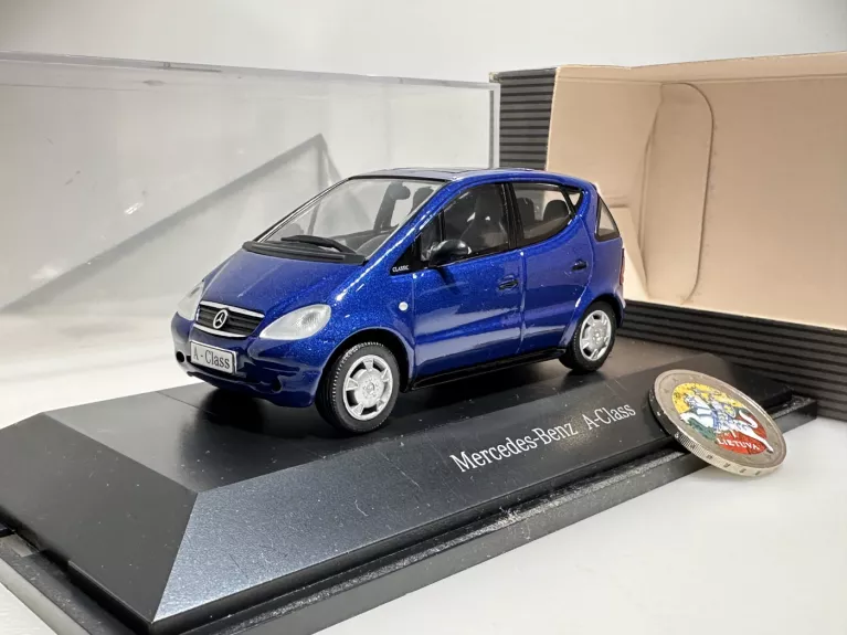 Mercedes-Benz A-Class W168 1997 mėlynas 1:43 Schuco