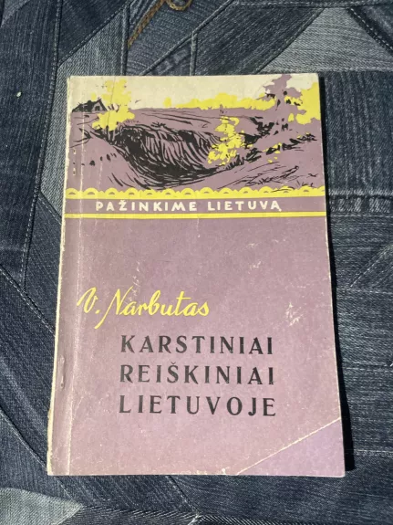 Karstiniai reiškiniai Lietuvoje - Vytautas Narbutas, knyga