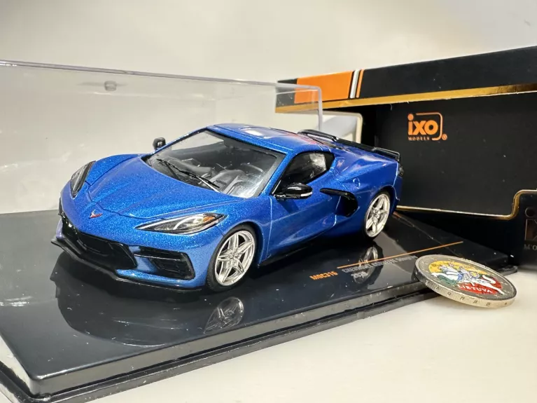 Chevrolet Corvette Stingray 1:43 Ixo - , namai ir interjeras 1