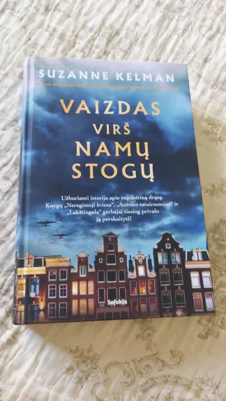 Vaizdas virš namų stogų