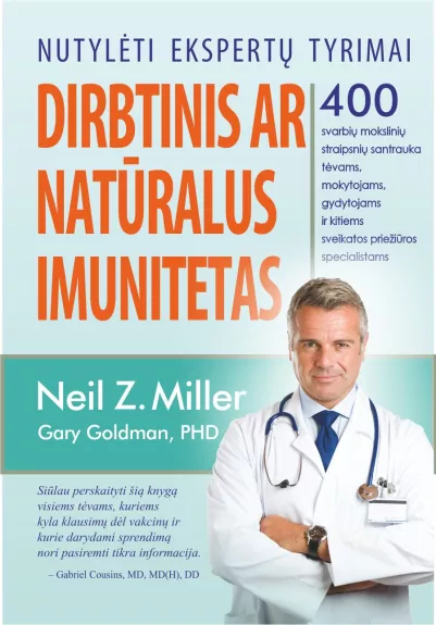 Dirbtinis ar Natūralus imunitetas - Neil Z.Miler, knyga