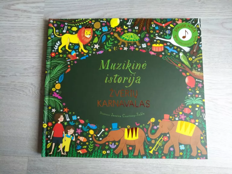 Muzikinė istorija. Žvėrių karnavalas - Katy Flint, knyga