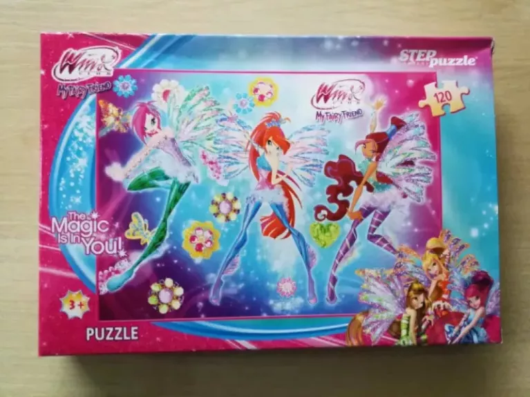 Dėlionė Puzzle 120 "Fėjos Vinksės" /8/ 120 Puzzle Winx