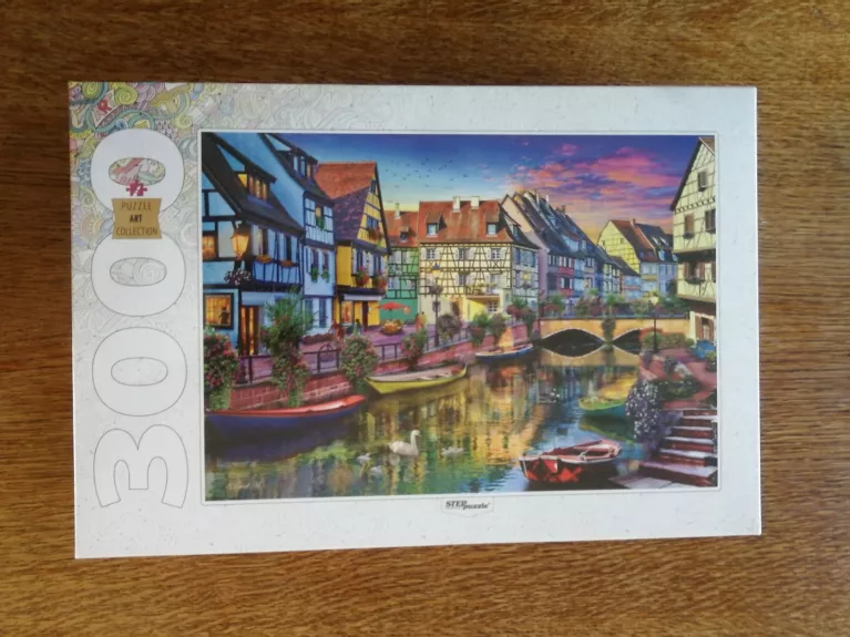 Dėlionė Puzzle 3000 "Kolmaras Prancūzijoje" / 3000 Puzzle  France. Colmar Canal by David Maclean