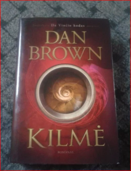 Kilmė - Dan Brown, knyga 1