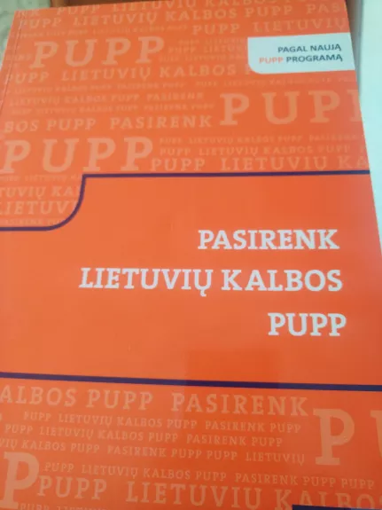 Pasirenk lietuvių kalbos PUPP