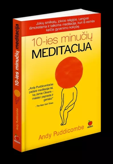 DEŠIMTIES MINUČIŲ MEDITACIJA - Andy Puddicombe, knyga