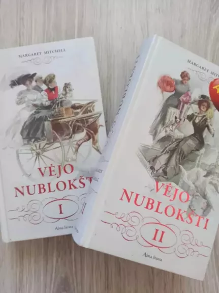 Vėjo nublokšti (1 ir 2 d.) - Margaret Mitchell, knyga