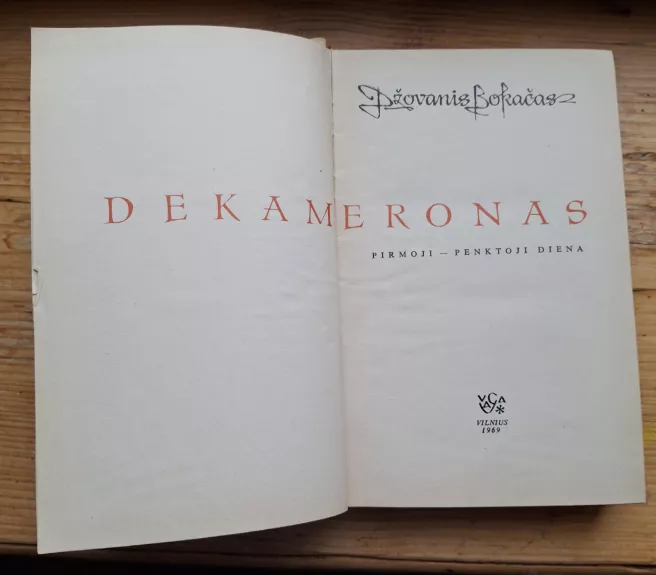 Dekameronas (6-10 diena)