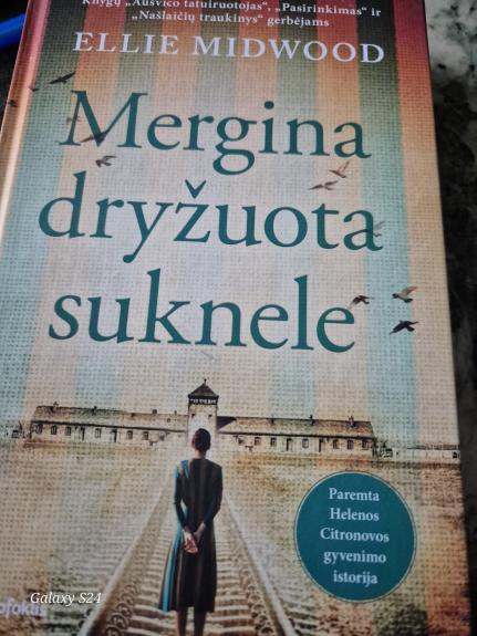 Mergina dryžuota suknele - Ellie Midwood, knyga