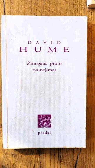 Žmogaus proto tyrinėjimas - David Hume, knyga