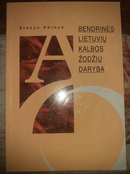 Bendrinės lietuvių kalbos žodžių daryba - Stasys Keinys, knyga