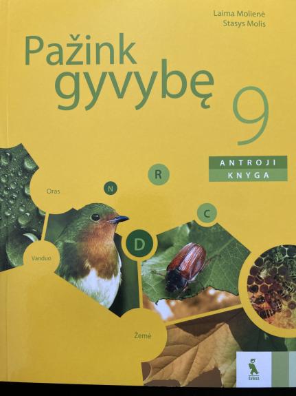 Pažink gyvybę 9 kl. (2 dalis) - Laima Molienė, knyga