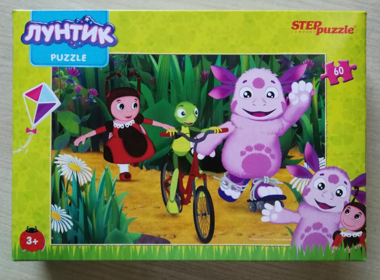 Dėlionė Puzzle 60 "Luntik" / 60 Puzzle Luntik Moonzy - , stalo žaidimas